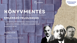 Aktuális - Jótékonysági eseménysorozat a Muzeonért
